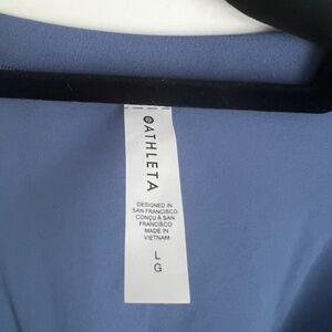 Athleta Faux Wrap Long Sleeve Top